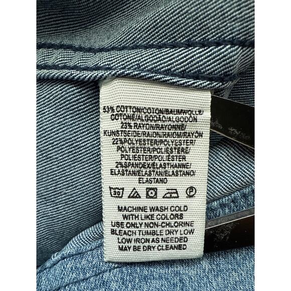 Free‎ People Modern Femme Color Block Unlined Mini Skirt Dark Blue Size 2 - Picture 9 of 9